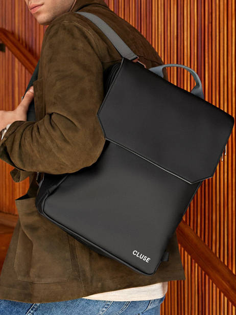 Sac à Dos Nuitée Cluse Noir backpack CX035 vue secondaire 7
