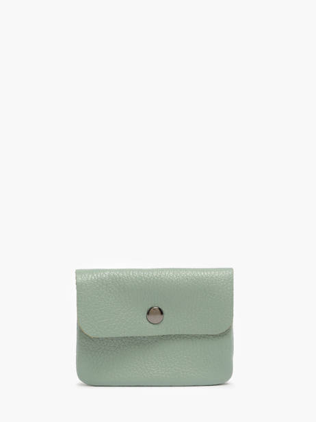 Porte-monnaie Caviar Cuir Milano Vert caviar CA23092