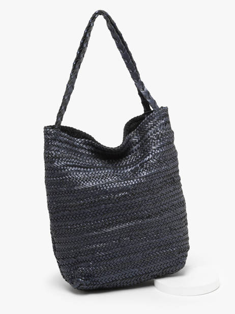 Sac Porté épaule Heritage Cuir Biba Bleu heritage RUB1L vue secondaire 2