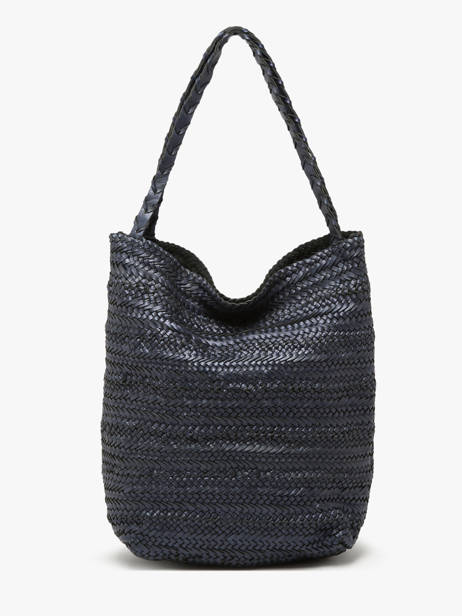 Sac Porté épaule Heritage Cuir Biba Bleu heritage RUB1L vue secondaire 4