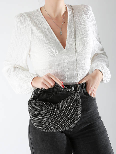 Sac De Soirée Miniprix Noir strass GL37003 vue secondaire 1