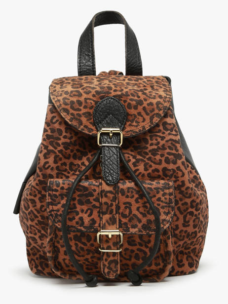 Sac à Dos Paul marius Marron leopard BAROULEO