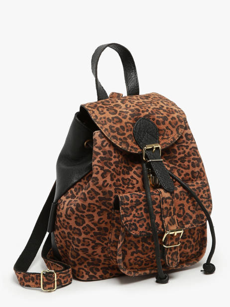 Sac à Dos Paul marius Marron leopard BAROULEO vue secondaire 2
