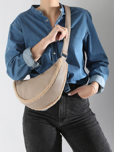 Sac Bandoulière Polaire Miniprix Marron polaire 2 vue secondaire 1