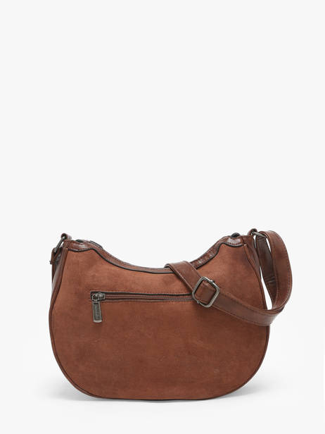 Sac Bandoulière Winter Velvet Miniprix Marron wt velvet 3663 vue secondaire 3