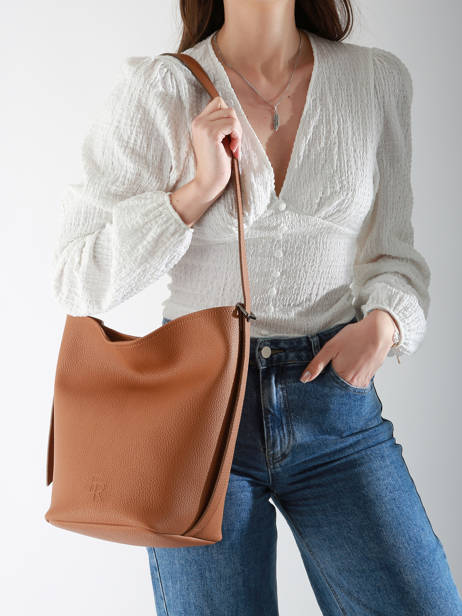 Sac Porté épaule Sac à Dos M Cavalier Cuir Etrier Beige cavalier ECLR126M vue secondaire 1