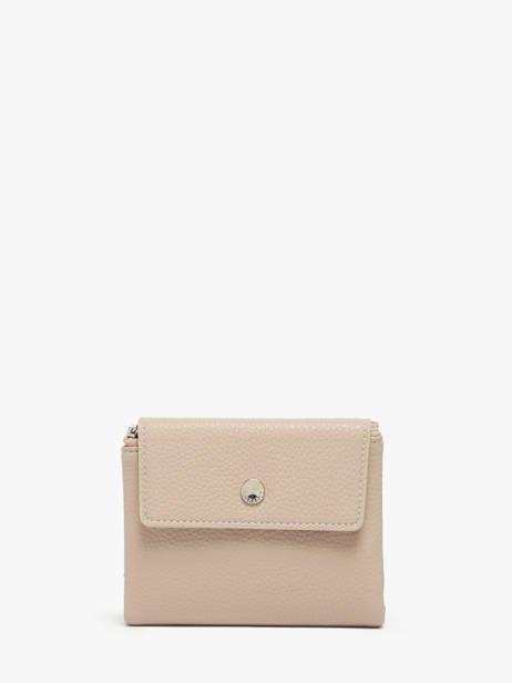 Porte-monnaie Porte-cartes Grained Miniprix Beige grained F5019