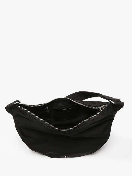 Sac Bandoulière Luna Nylon Calvin klein jeans Noir luna 4K3095G vue secondaire 3