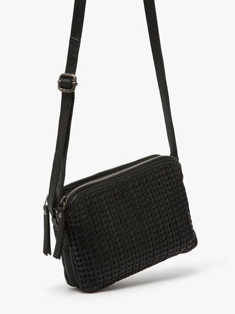 Sac Bandoulière Heritage Cuir Biba Noir heritage MOA3L vue secondaire 2