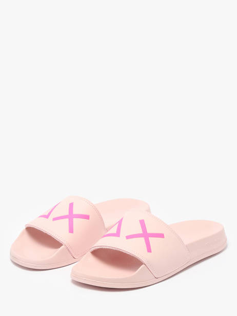 Claquettes Logo Sun68 Rose women X35204 vue secondaire 1