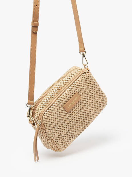 Sac Bandoulière Osier Lancaster Beige osier 30 vue secondaire 2
