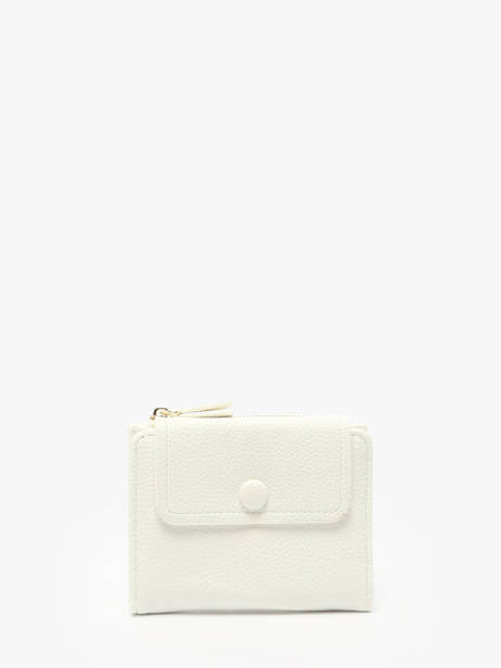 Porte-monnaie Porte-cartes Miniprix Blanc grained 78COK865