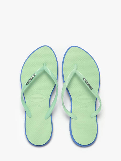 Tongs Havaianas Vert women 4149584F