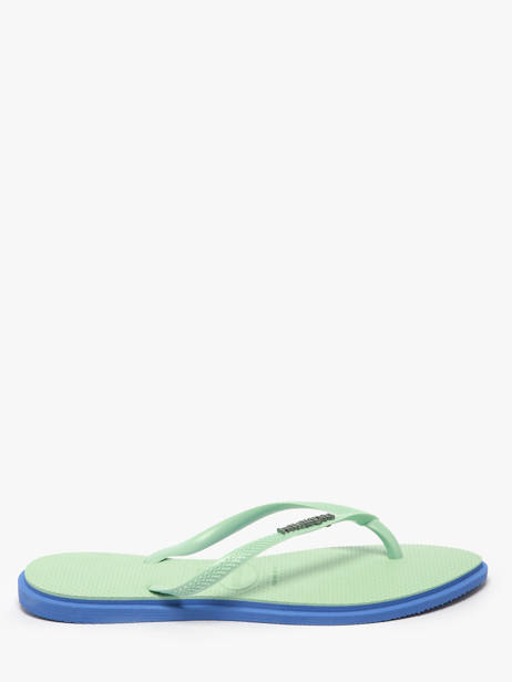 Tongs Havaianas Vert women 4149584F vue secondaire 1