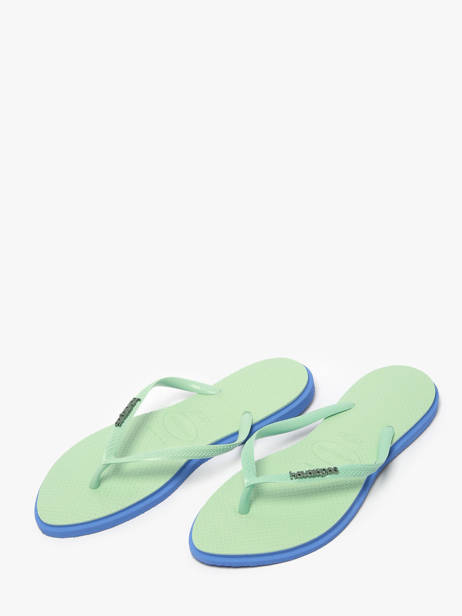 Tongs Havaianas Vert women 4149584F vue secondaire 2