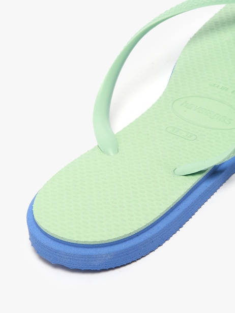 Tongs Havaianas Vert women 4149584F vue secondaire 3