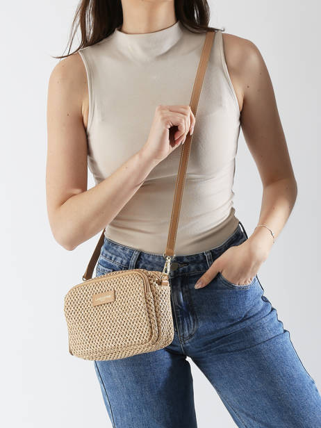 Sac Bandoulière Osier Lancaster Beige osier 30 vue secondaire 1