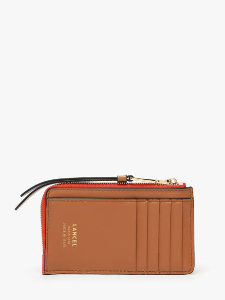 Porte-cartes Origami Cuir Lancel Orange origami A13422 vue secondaire 2