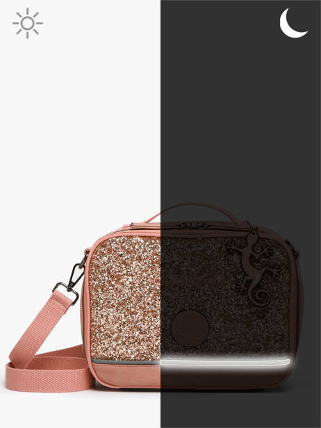 Sac Gouter Cameleon Rose vintage fantasy BL24 vue secondaire 6