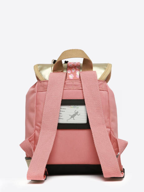 Sac à Dos 1 Compartiment Cameleon Rose vintage fantasy SD25 vue secondaire 4