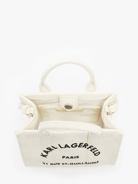 Sac Bandoulière Rsg Coton Karl lagerfeld Beige rsg A1W50118 vue secondaire 3