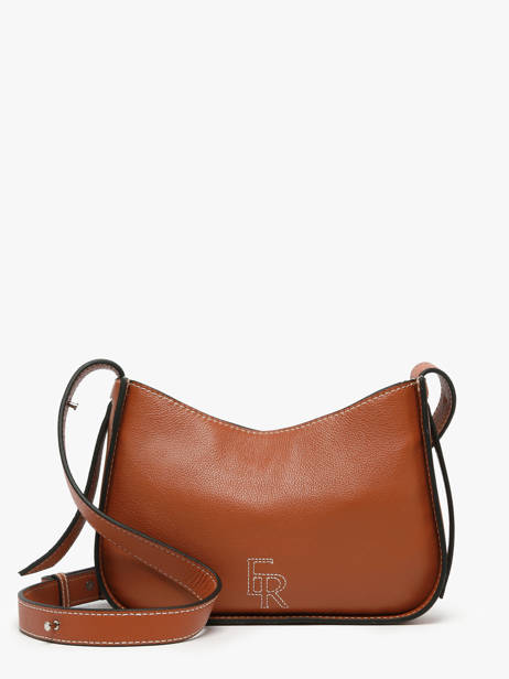 Sac Bandoulière M Foudre Cuir Etrier Marron foudre EFOD089M