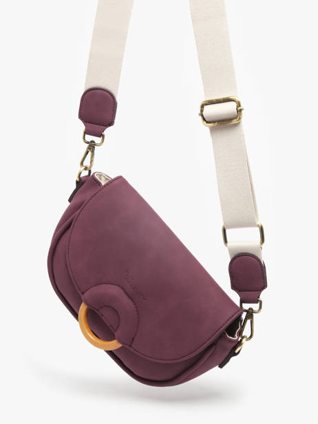 Sac Bandoulière S Crocus Woomen Violet crocus WCRO03 vue secondaire 2