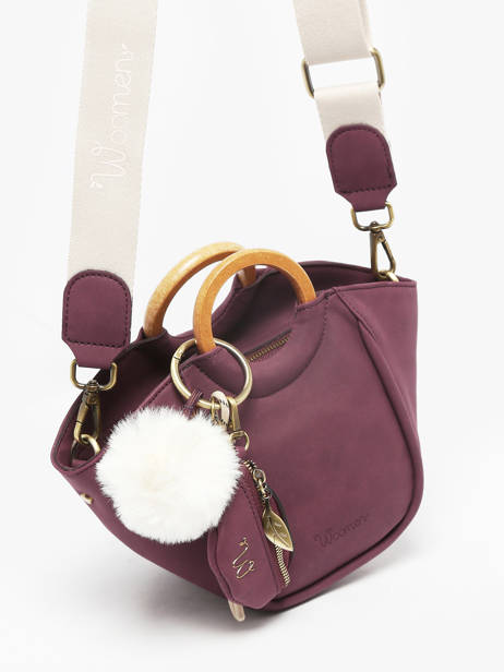 Sac Bandoulière S Crocus Woomen Violet crocus WCRO33 vue secondaire 2