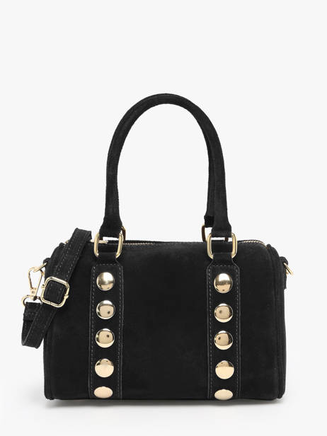 Sac à Main Velvet Cuir Milano Noir velvet VE25066