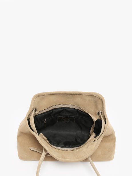 Sac Porté épaule Velvet Cuir Milano Beige velvet VE260610 vue secondaire 3