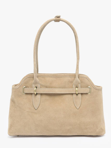 Sac Porté épaule Velvet Cuir Milano Beige velvet VE260610 vue secondaire 4