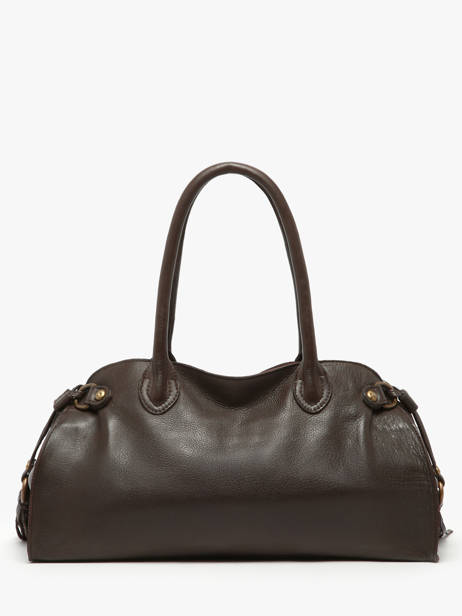 Sac Porté épaule Cow Cuir Basilic pepper Marron cow BCOW84 vue secondaire 4