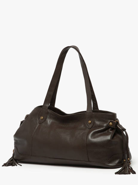 Sac à Main Cow Cuir Basilic pepper Marron cow BCOW80 vue secondaire 2