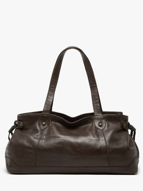 Sac à Main Cow Cuir Basilic pepper Marron cow BCOW80 vue secondaire 4