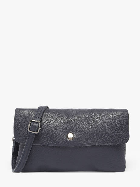 Sac Bandoulière Caviar Cuir Milano Bleu caviar CA23067