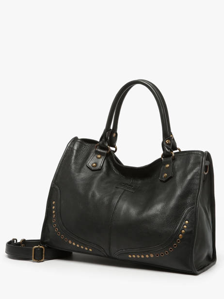 Sac à Main Glam Eyelet Cuir Basilic pepper Noir glam eyelet BGLE31 vue secondaire 1