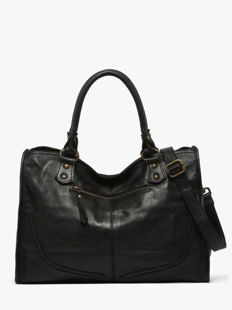 Sac à Main Glam Eyelet Cuir Basilic pepper Noir glam eyelet BGLE31 vue secondaire 3