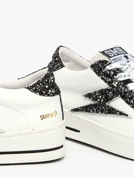 Sneakers Maya En Cuir Semerdjian Noir women MAYA vue secondaire 3