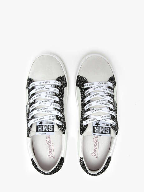 Sneakers Maya En Cuir Semerdjian Noir women MAYA vue secondaire 4