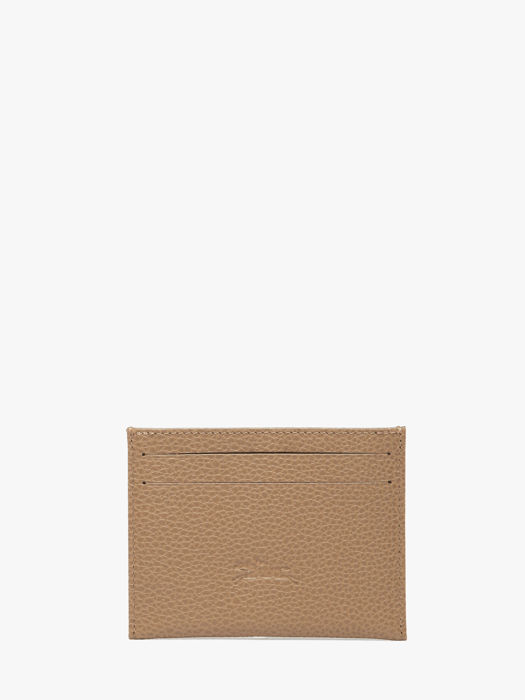 Longchamp Le foulonné Porte billets/cartes Beige