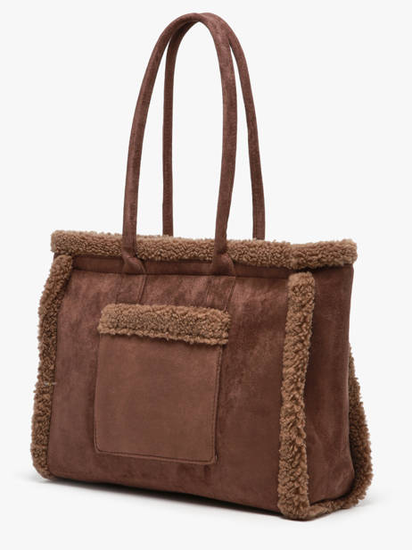 Sac Porté épaule A4 Sheep David jones Marron sheep CM7876 vue secondaire 2
