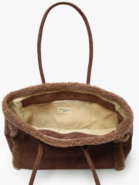 Sac Porté épaule A4 Sheep David jones Marron sheep CM7876 vue secondaire 3