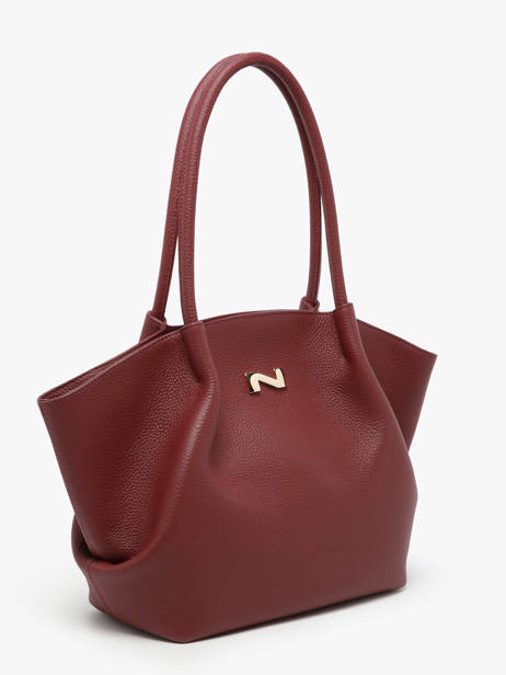 Sac Porté épaule Galatée Cuir Nathan baume Violet nymphea 3 vue secondaire 2
