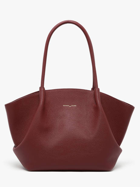 Sac Porté épaule Galatée Cuir Nathan baume Violet nymphea 3 vue secondaire 5
