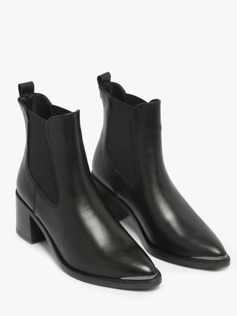 Bottines à Talon En Cuir Tamaris Noir women 45 vue secondaire 2