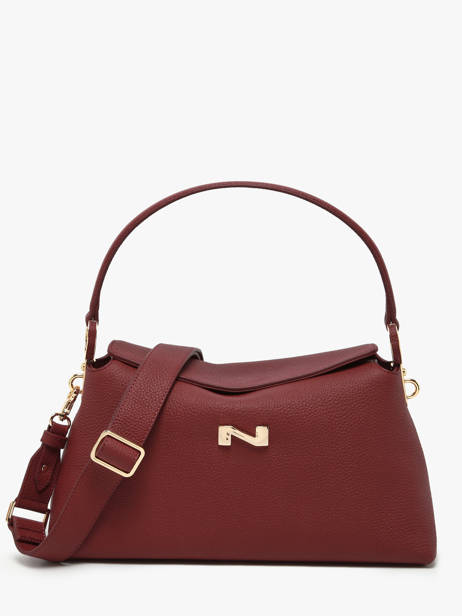Sac Porté épaule Freesia Cuir Nathan baume Violet eden 4