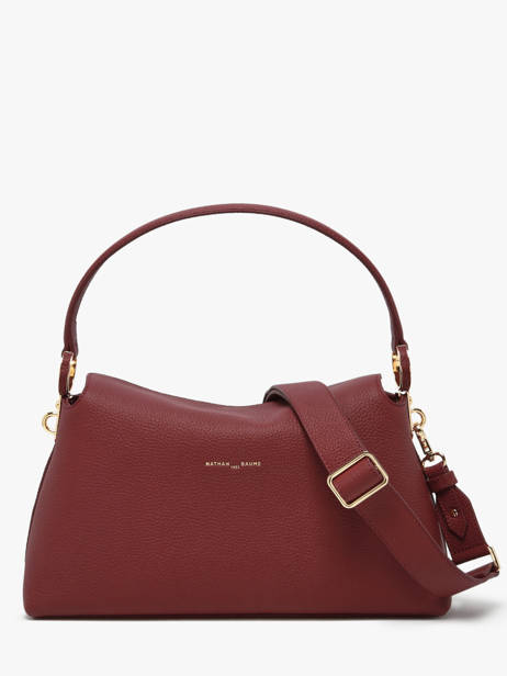 Sac Porté épaule Freesia Cuir Nathan baume Violet eden 4 vue secondaire 4