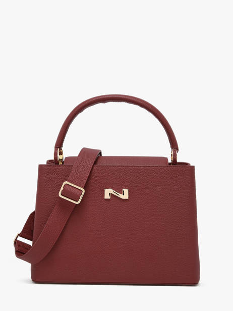 Sac à Main Magnolia Cuir Nathan baume Violet eden 3