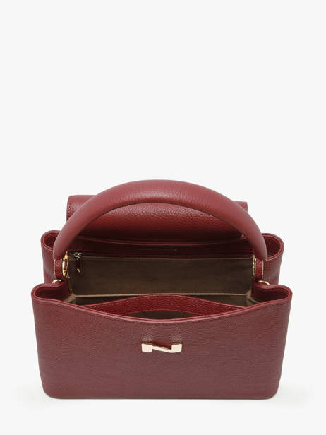 Sac à Main Magnolia Cuir Nathan baume Violet eden 3 vue secondaire 3