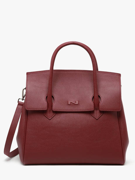 Sac à Main Clara Cuir Nathan baume Violet nathan 2